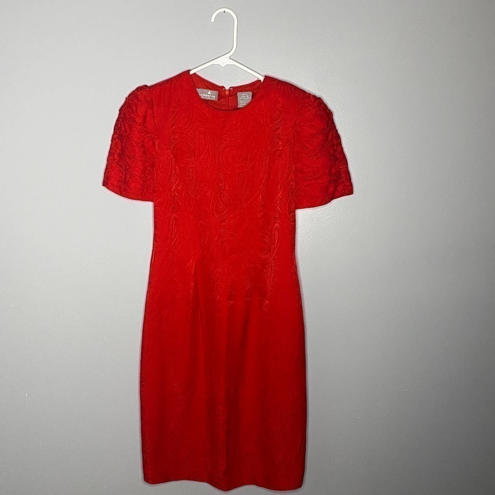 Vintage Liz Claiborne 100% Silk Dress Size 4 - Picture 2 of 7